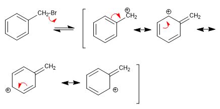 Primary Benzylic Carbocation