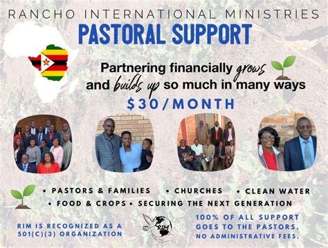 Pastoral Support Rancho International Ministries