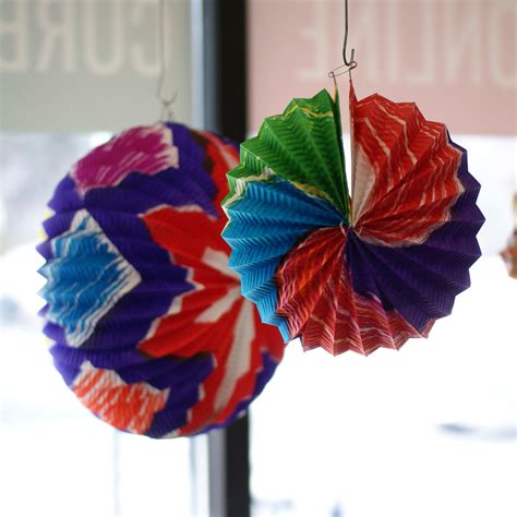 Mexican Paper Lanterns Round Or Lantern Shape Zinnia Folk Arts