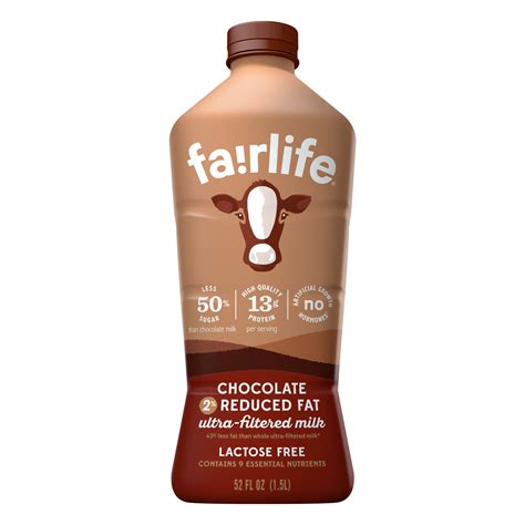 Fairlife Chocolate Reduced Fat 2 Ultra Filtered Milk 52oz Garden Grocer