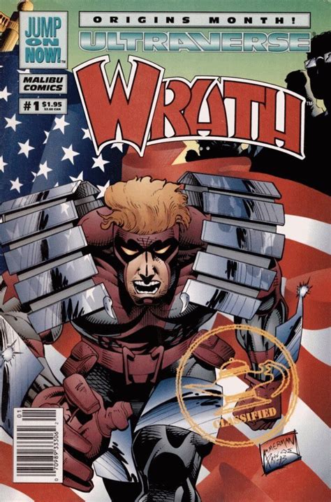 Wrath Newsstand Cover Malibu Comics Comic Books Modern