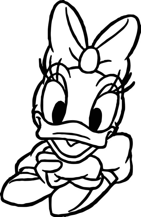 Daisy Duck Face Coloring Pages