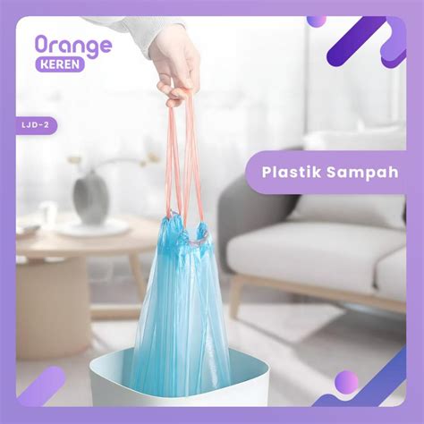 Jual Orange Keren Kantong Plastik Sampah Gulung Kantung Sampah Dengan