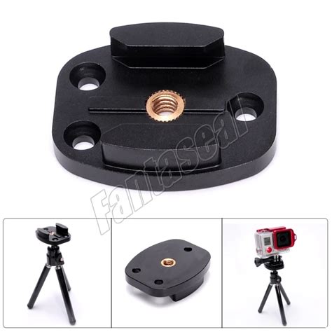 Gopro Accessories Tripod Mount adapter with 1/4 adapter plate for Gopro ...