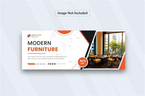 Premium Vector Modern Furniture Sales Facebook Cover Page Banner Template