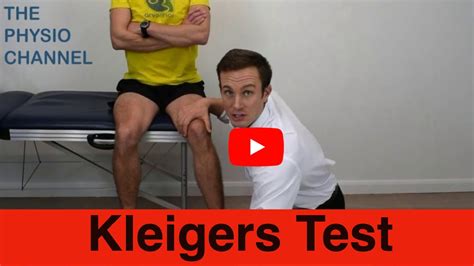 Kleigers Ankle Test How To Do Video Youtube