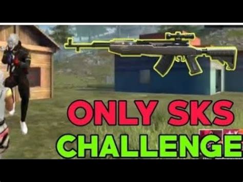 Only SKS Challenge 21 Kills Booyah In Squad Match Free Fire