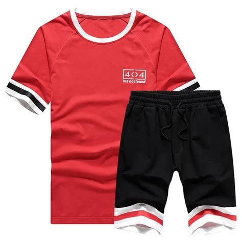 Lbl Mens Short Sets Summer Men Sweat Suits O Neck T Shirts Shorts Set