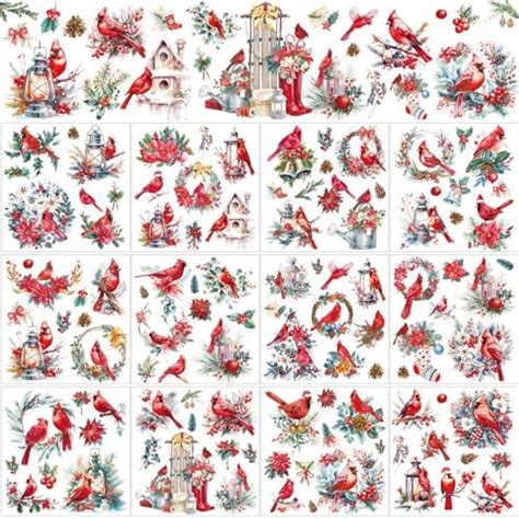 Amazon Pcs Sheets Christmas Rub On Transfers Classic Santa