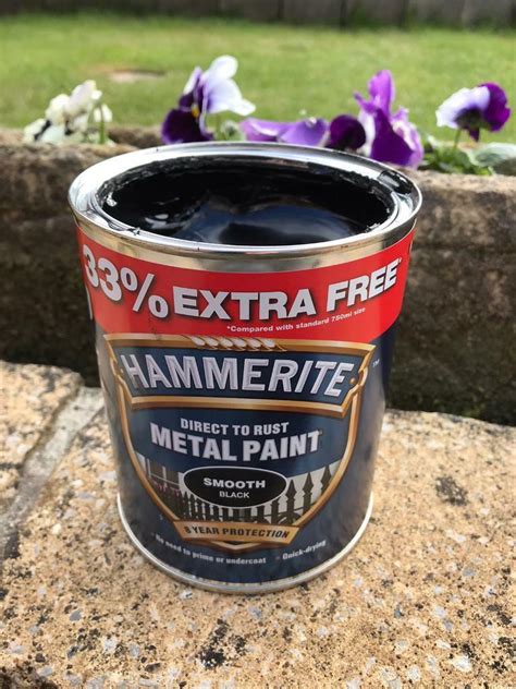 Hammerite Black Metal Paint And Special Metals Undercoat In Nuthall