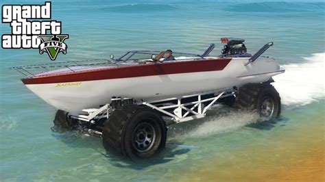 Gta 5 Epic Boat Mobile Mod 4x4 Off Roading Mudding And Ramps Mod