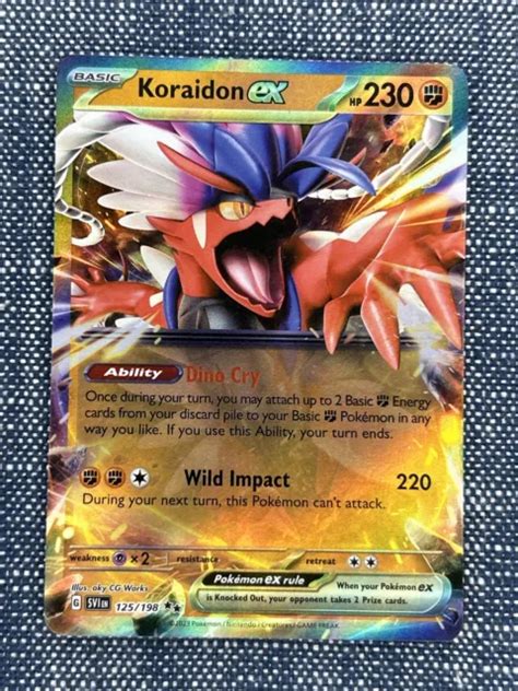 Pok Mon Tcg Koraidon Ex Scarlet Violet Base Set Holo Double