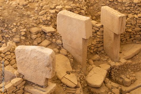 Ancient Site Of Gobekli Tepe In Sanliurfa Turkey G Beklitepe The