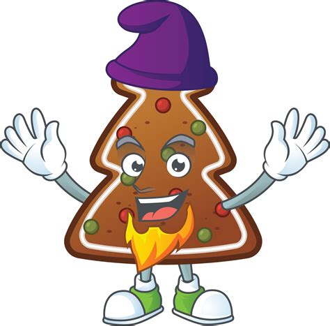 Gingerbread tree Cartoon character 20856163 Vector Art at Vecteezy