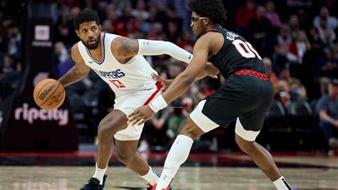 George And Harden Lead Clippers Past Trail Blazers Newsday