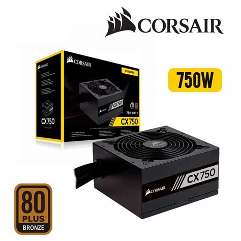 FUENTE PODER ATX CORSAIR 750W SATA IDE PCI E TECNIT