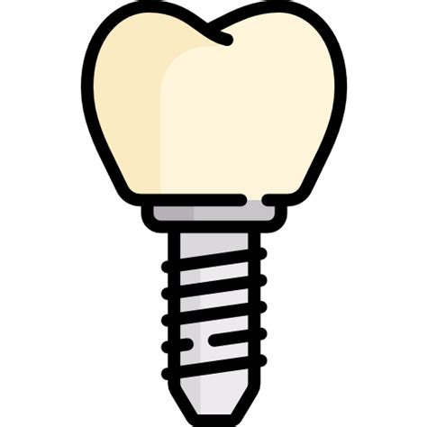 Dental Implant Special Lineal Color Icon