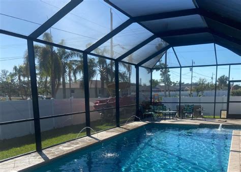 Lehigh Acres Fl Pool Lanai Screen Enclosures Fabri Tech