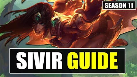 How To Play Sivir Adc Season 11 Best Build Runes Gameplay S11