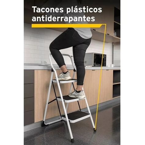 Ripley Escalera Tijera Pelda Os Acero Plegable Pretul