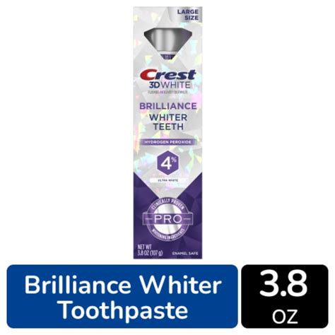 Crest 3D White Brilliance Pro Ultra Teeth Whitening Anticavity Fluoride ...