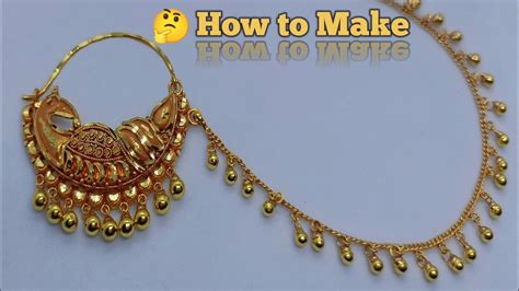 Making Of Latest Pure Gold Nathiya Disigns Bridel Nose Pin Nathiya