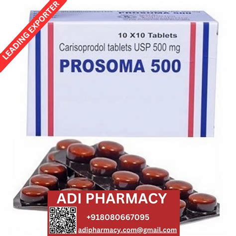 Carisoprodol Mg Tablets X Prescription At Rs Strip In Nagpur