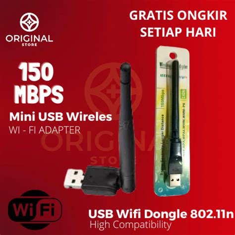 Jual Usb Wifi Dongle Mt Adapter Antena Wifi Pc Laptop Set Top Box