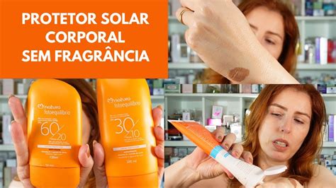 Protetor Solar Sem Cheiro - Protetor solar corporal sem fragrância - pra não ficar com cheiro de ...