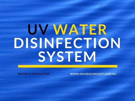 UV Water Disinfection System | Enviro Concepts - Waste Water Treatment and Wash Bays