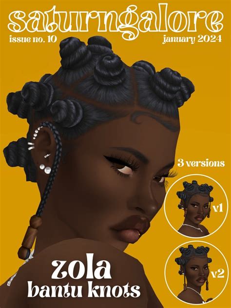 Zola Bantu Knots The Sims Book