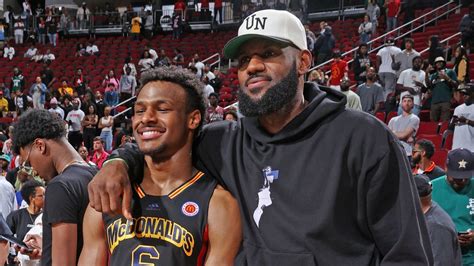 Lakers Draft Bronny James First Father Son Nba Duo Born On The Court