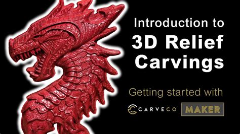 3D Relief Carvings In Carveco Maker Beginners Guide YouTube