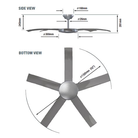 Ceiling fan dimensions - the right celling fan dimension for your room ...