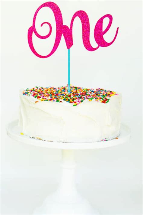 The Easiest Custom Birthday Cake Toppers Youll Ever Make