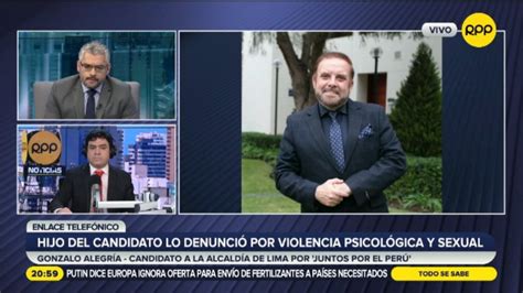 Gonzalo Alegría Dice Que Denuncia De Su Hijo Por Presunta Violencia