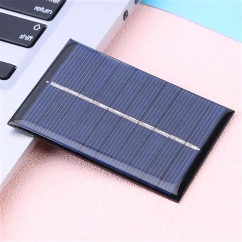 Мини DIY 0,6 Вт 5 В 120мА солнечная панель модульное зарядное ...
