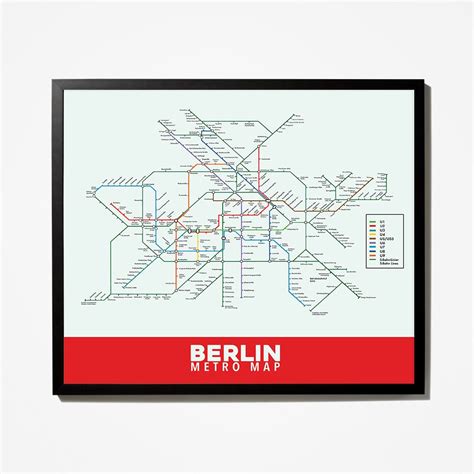 Berlin Subway Map | Subway map, Map, Us map