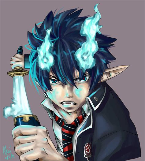 Rin Okumura by Adai-the-human-angel on DeviantArt