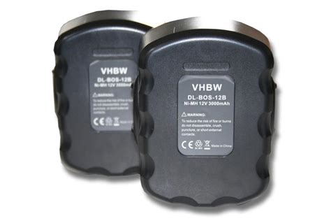 Vhbw X Batteries Compatible Avec Bosch Gsr Jan Gsr Gsr