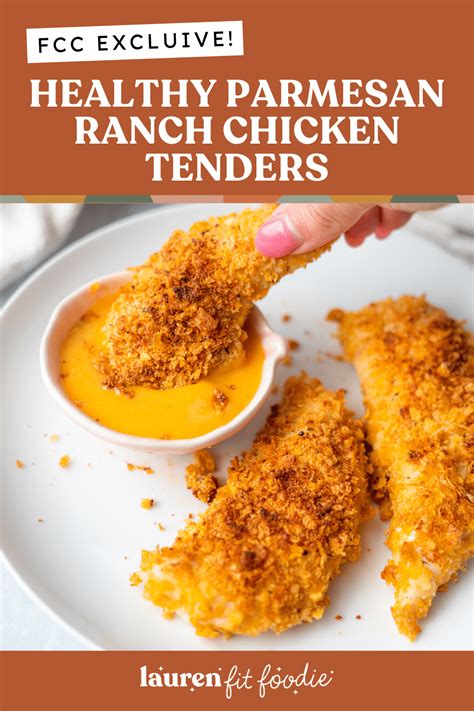 Healthy Parmesan Ranch Chicken Tenders Recipe In 2024 Ranch Chicken