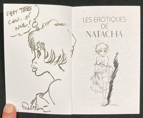 Walthéry - Dédicace / Les érotiques de Natacha - Tirage de tête