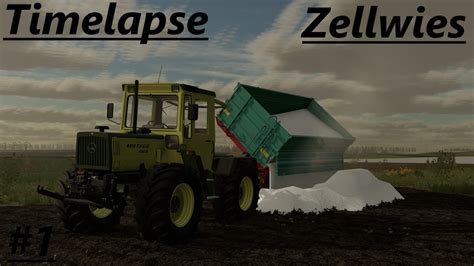 Ls Timelapse Zellwies Kalk Holen Mit Dem Mb Trac Youtube