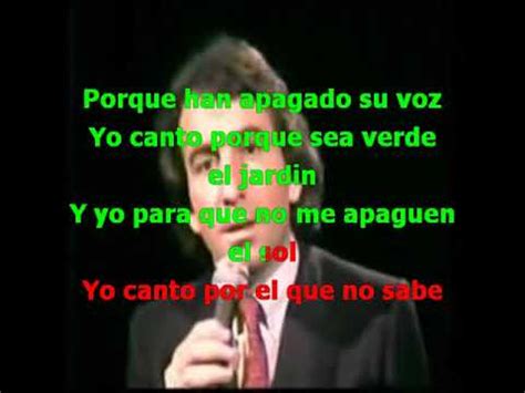 Jose Luis Perales Que Canten Los Ni Os Con Letra Youtube