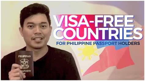 Visa Free Countries For Philippine Passport Holders L Visa Free