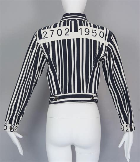 Vintage Moschino Barcode Novelty Jacket For Sale At 1stdibs