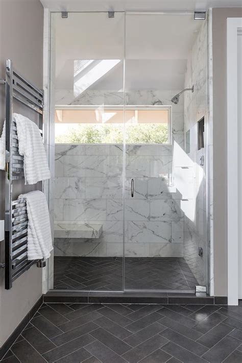 Herringbone Slate Tile Floor Bathroom Floor Roma