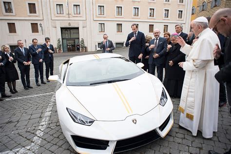 Pope Francis Blessed a Lamborghini That's Going Up for Auction ...