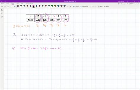 Solved The Probability Mass Function Pmf Fx For A Discrete