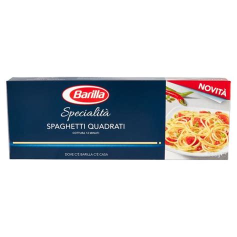 Spaghetti Quadrati Specialità Barilla 500gr Italy Food Shop